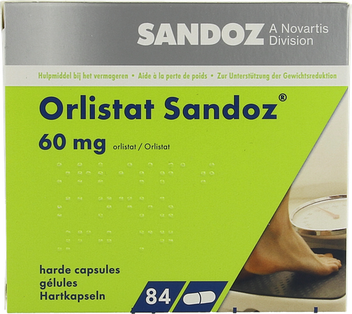Orlistat Sandoz Harde Caps 84 X 60mg 3