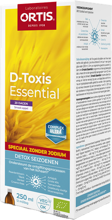 D Toxis Essential Zonder Iodium Appel Bio 250ml 6
