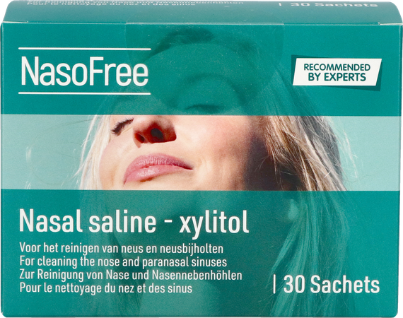 Dos Medical Nasaal Spoelzout+xylitol Zakje 30x6,5g 4