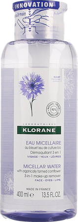 Klorane Gezicht Korenbloem Micellair Water 400ml 1