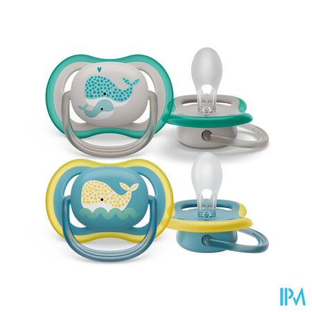 Philips Avent Sucette +18m Ultra Air Baleine 2