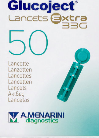 Glucoject l.extra 33g Lancetten 50 3