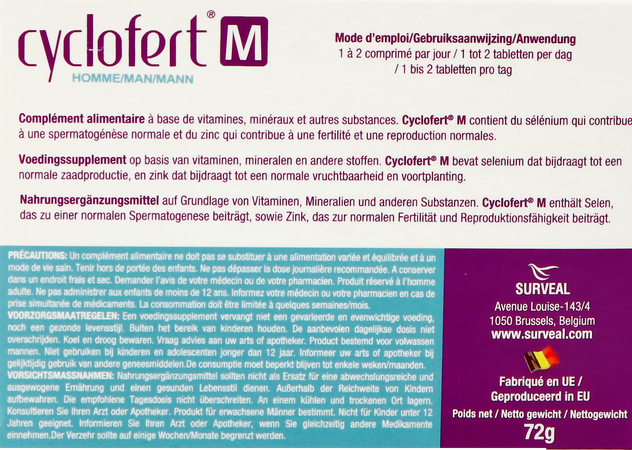 Cyclofert M Tabl 60 Nf 6