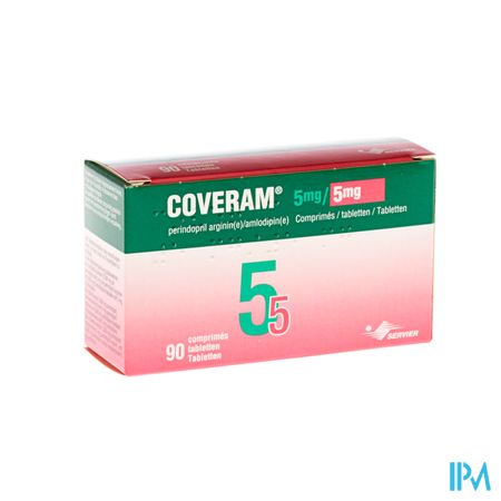 Coveram 5mg/ 5mg Pi Pharma Comp 90 Pip