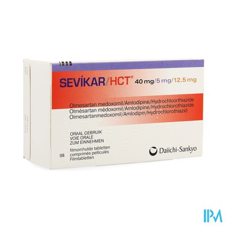 Sevikar Hct 40mg/5mg/12,5mg Filmomh Tabl 98