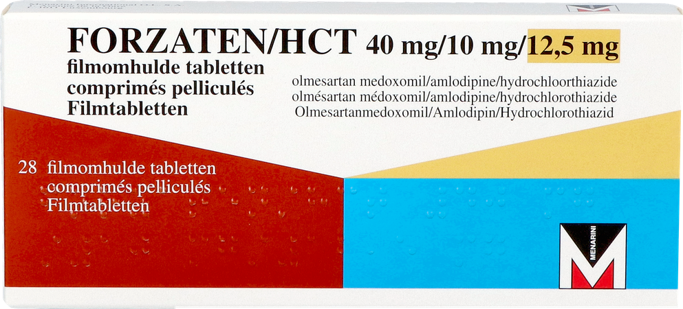 Forzaten/hct 40mg/10mg/12,5mg Filmomh Tabl 28 2
