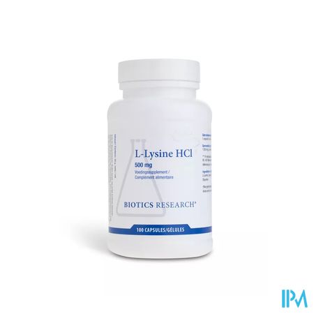 l-lysine Biotics Caps 100x500mg