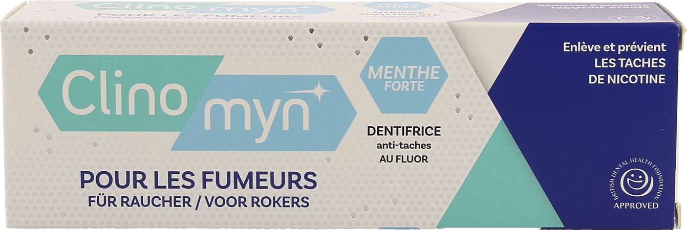 Clinomyn Tandpasta A/vlek Rokers 75ml 1
