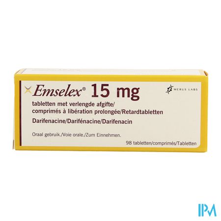 Emselex Verlengde Afgifte Tabl 98 X 15,0mg 2