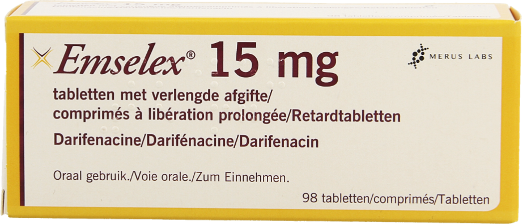 Emselex Verlengde Afgifte Tabl 98 X 15,0mg 2