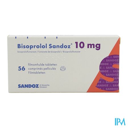 Bisoprolol Sandoz 10mg Tabl 56 X 10mg 4