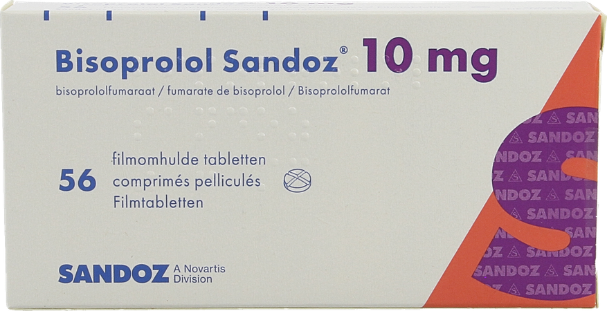 Bisoprolol Sandoz 10mg Tabl 56 X 10mg 4