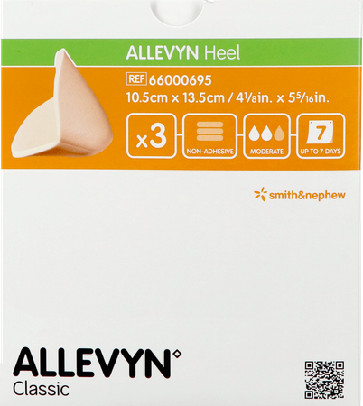 Allevyn Heel Hydrocel. 3 66000695 1