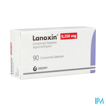 Lanoxin 0,250mg Tabl 90