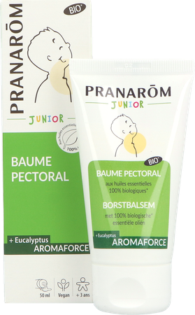 Pranarom Aromaforce Junior Borstbalsem Bio 50ml 2