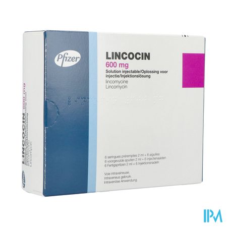 Lincocin Amp Ser Inj 6 X 600mg/2ml