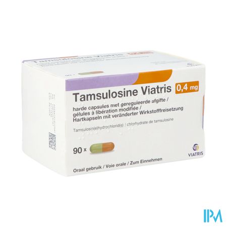 Tamsulosine Viatris 0,4mg Caps 90