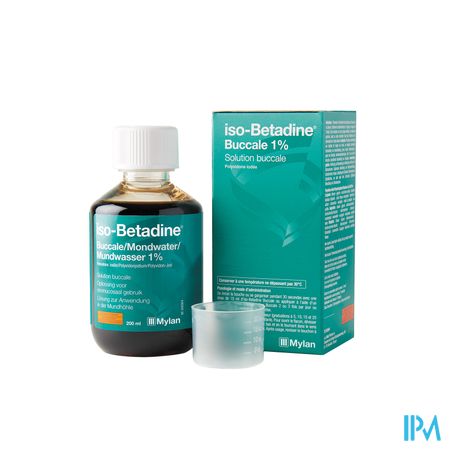 Iso Betadine 1% Nf Mondwater 200ml Ready To Use 4
