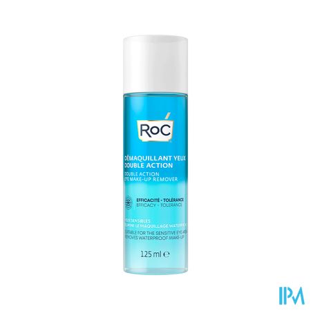 Roc Double Action Eye Make-up Remover Fl 125ml