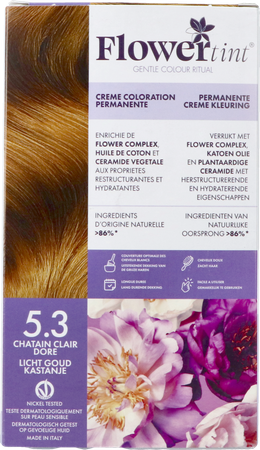 Flowertint Chatain Clair Cendre 5.3 140ml 3