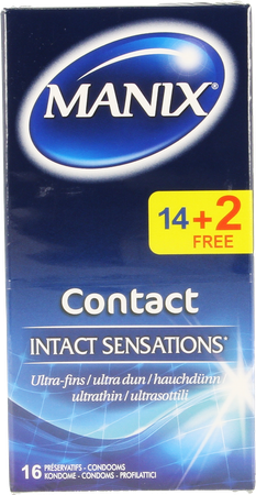 Manix Contact Condoms 14+2 1