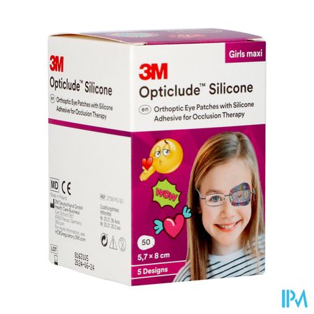 Opticlude 3m Silicone Eye Patch Girl Maxi 50