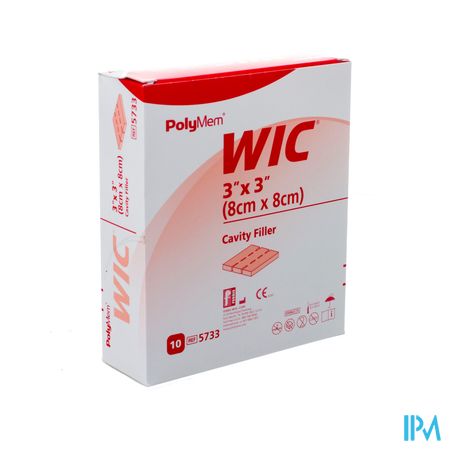 Polymem Wic Cavity Wound Filler 8x8cm 10