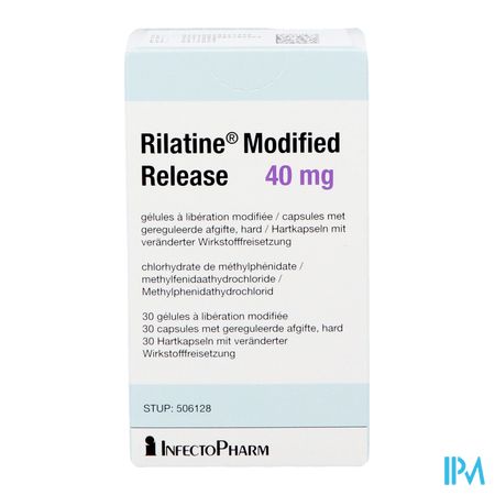 Rilatine Modified Release 40mg Caps. 30x40mg 3