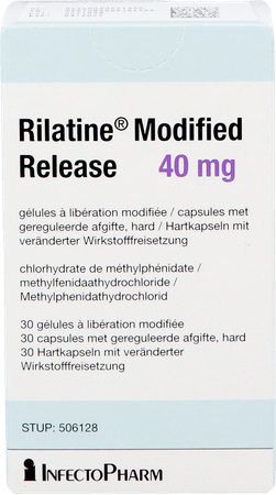Rilatine Modified Release 40mg Caps. 30x40mg 3