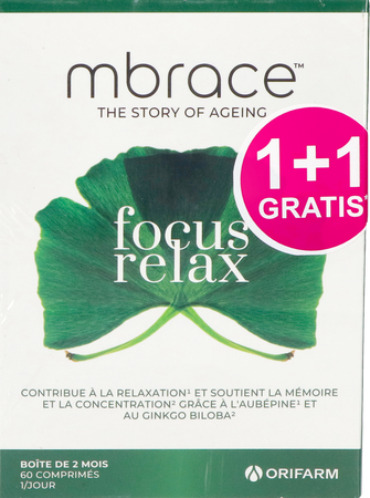 Mbrace Focus & Relax Comp 60x2 1+1 Gratuit 1