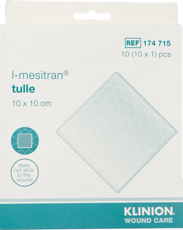 l-mesitran Tulle 10x10cm 10 4