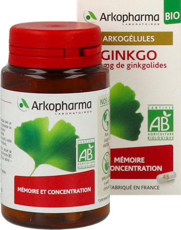 Arkogelules Ginkgo Bio Caps 45 11