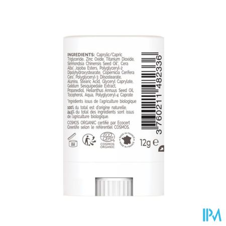 Algamaris Stick Solaire Sport Ip50+ Blanc 12g 1