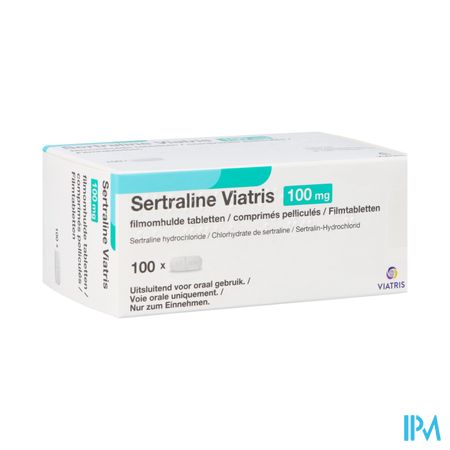 Sertraline Viatris 100mg Tabl 100