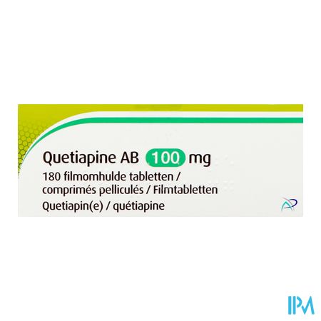 Quetiapine Ab 100mg Comp Pell 180x100mg 1