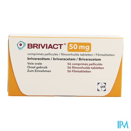 Briviact 50mg filmomh. tabl. (56) 1