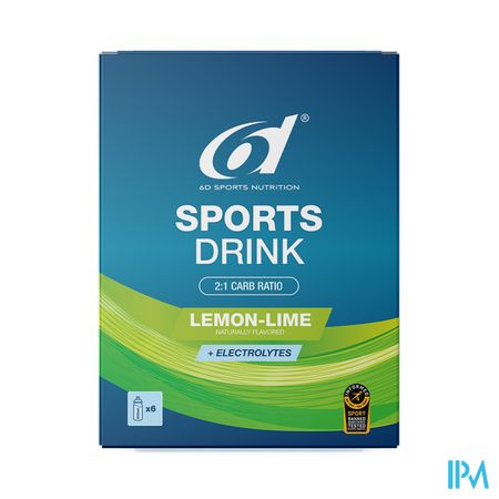 6d Sports Drink Lemon-lime 6x33g