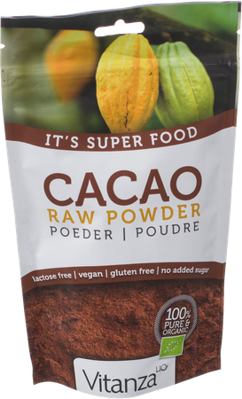 Vitanza Hq Superfood Cacao Raw Pdr Bio 200g 1