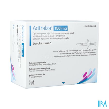 Adtralza 150mg Opl Inj Voorg.spuit 4x1ml 150mg/ml