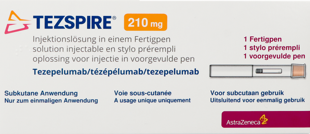 Tezspire 210mg Opl Inj Pen Voorgevulde Fl 1,91ml 2