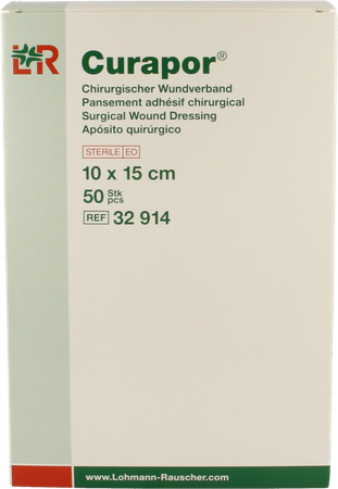 Curapor Verb Chirurg. Steriel 15cmx10cm 50 32914 7