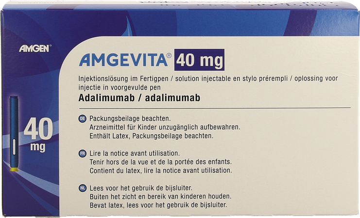 Amgevita 40mg Opl Inj 50mg/ml Voorgevulde Pen 6 1