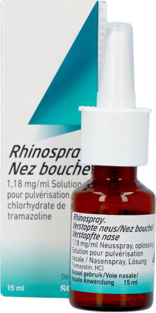 Rhinospray Nez Bouche 1,18mg/ml Spr Nasal Sol 15ml 2