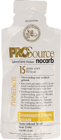Prosource Nocarb Cr Orange 15g Prot. Sach. 30ml 1