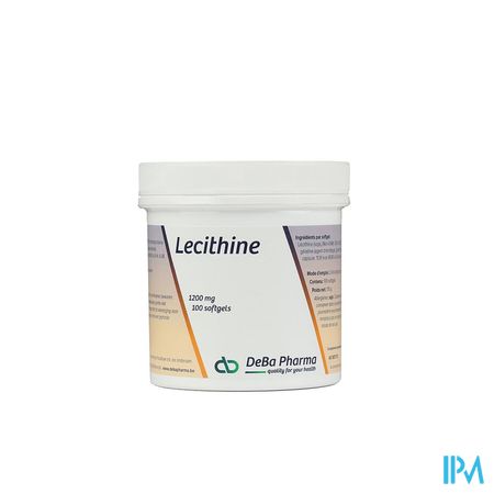 Lecithine Caps 100x1200mg Deba