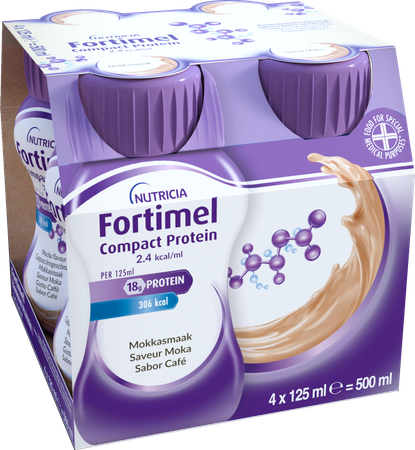 Fortimel Compact Protein 2.4kcal Mocha 4x125ml 4
