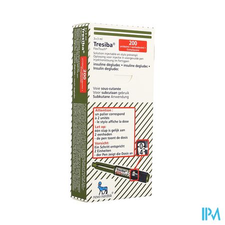 Tresiba 200ie/ml Opl Inj Voorg.pen Flextouch 3x3ml