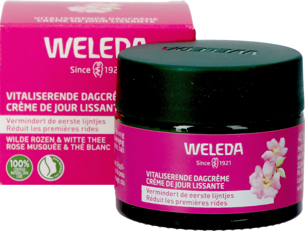 Weleda Creme Jour Liss. Rose Musq.&the Blanc 40ml 10