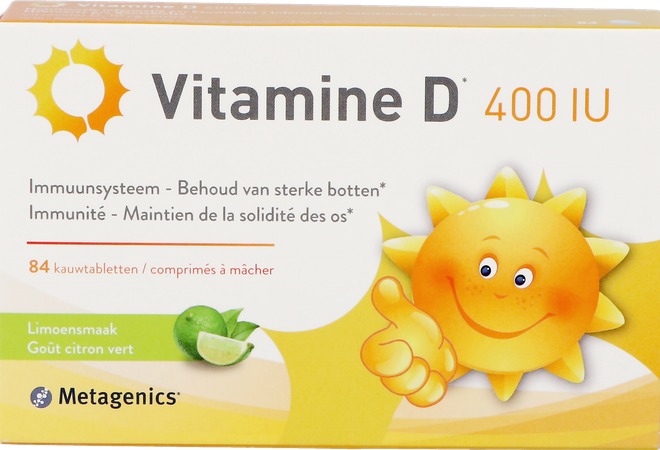 Vitamine D 400ie Metagenics Kauwtabl 84 1