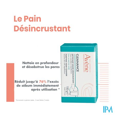 Avene Cleanance Reinigingsbar 100g 6
